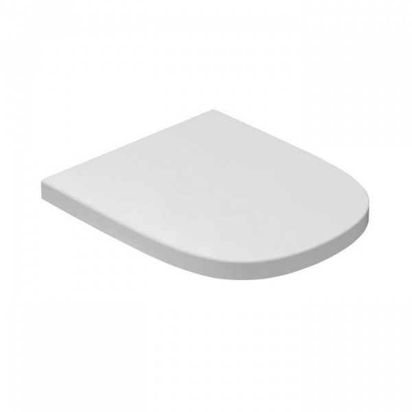 Globo Stockholm Сиденье для унитазов LAS02/LA001/LAB01/LAB02, с микролифтом, цвет: белый/хром