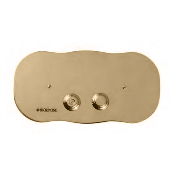 Sbordoni Romana Панель с кнопками двойного смыва для механизма Geberit, цвет: бронза