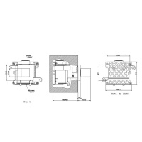 Gessi Quadro Встраиваемый запорный вентиль для термостата высокой производительности, 40 л/мин, внешняя часть, цвет: хром