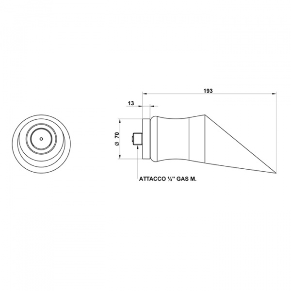 Встраиваемый излив для раковины Bongio Soffi, цвет: белый/хром