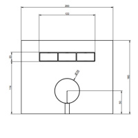 Gessi Hi-Fi Смеситель для душа, с включением до 3 источников одновременно, внешняя часть, цвет: Black Metal PVD