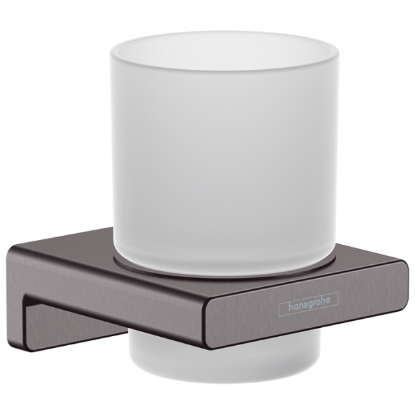 Hansgrohe AddStoris Стакан для зубных щеток, цвет: шлифованный черный хром