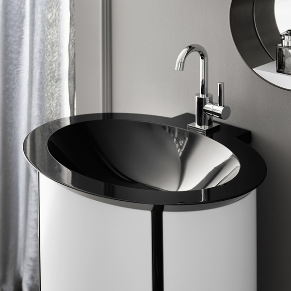 Burgbad Diva 2.0 Комплект напольной мебели 59x44.5x85 см, цвет: белый/черный