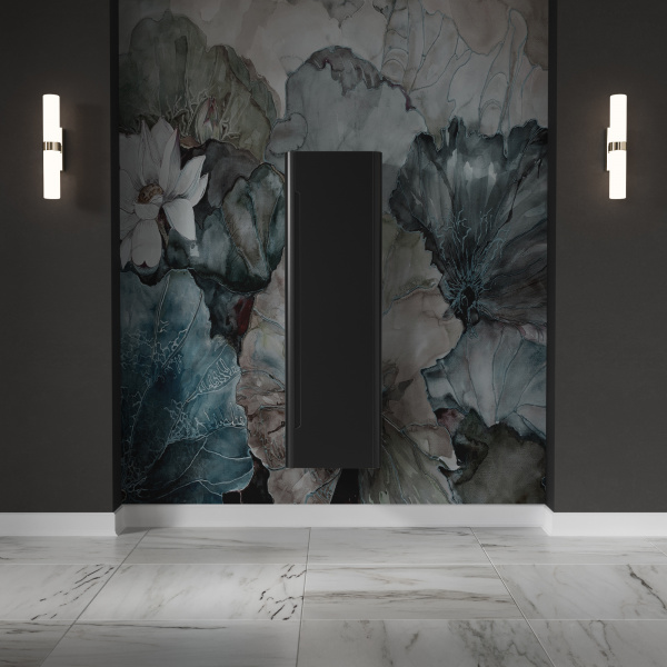 Kerasan Waldorf Колонна подвесная 40х35х129 см, с дверкой, петли справа DX, цвет: Nero matt НОЖКИ НА ВЫБОР