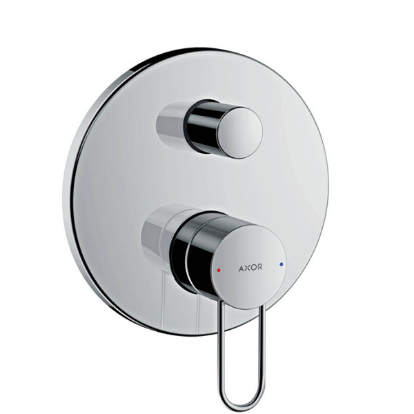 Axor Uno Встраиваемый смеситель для ванны однорычажный с защитой по станд. EN1717, внешняя часть, цвет: хром