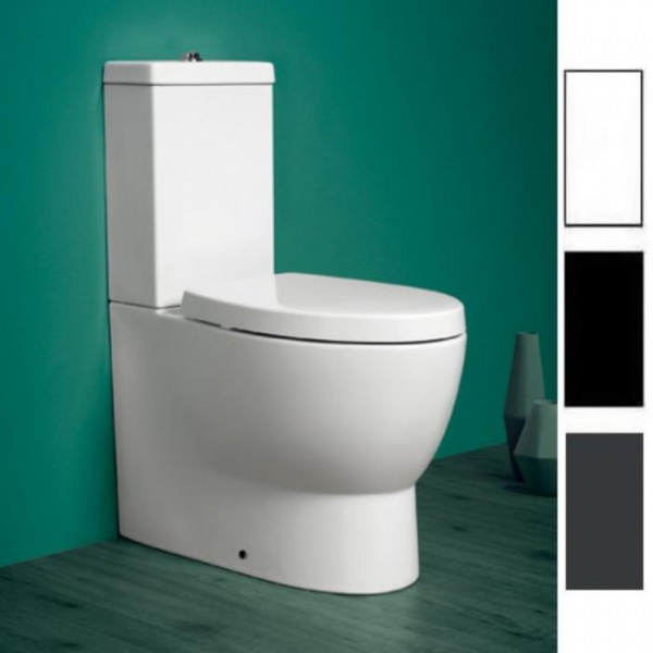 Simas Lft Spazio унитаз моноблок 63х35см, слив универсальный, с бачком с механизмом, цвет: белый, сиденье на выбор