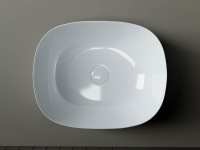 Умывальник чаша накладная овальная Element 460*350*155мм Ceramica Nova белый CN6018