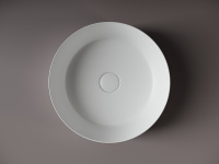 Умывальник чаша накладная круглая (цвет Белый Матовый) Element 390*390*120мм Ceramica Nova белый матовый CN6022MW