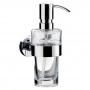 EMCO Eposa Дозатор для жидкого мыла, подвесной, стекло прозрачное, цвет: хром