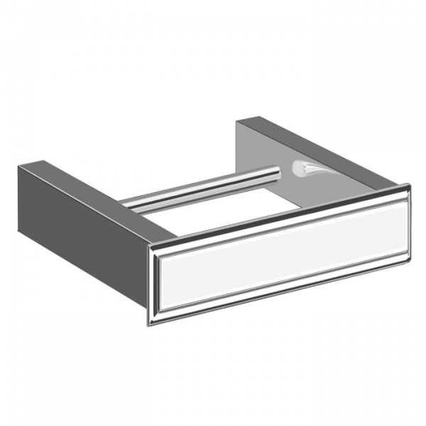 Gessi Eleganza Держатель для туалетной бумаги, подвесной, цвет: Finox