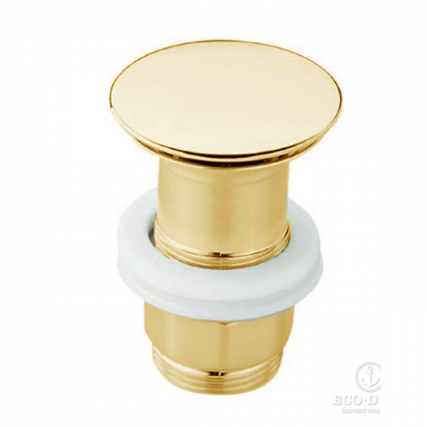 CISAL Донный клапан 1&quot1/4 для раковин без перелива, цвет: золото