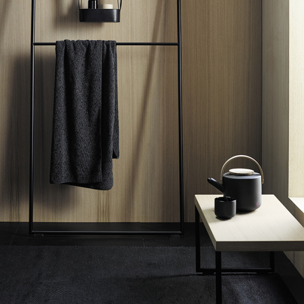 Burgbad Coco Стеллаж для полотенец 80x180 см, цвет: черный