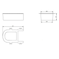 TOTO SG Пластиковая панель для подвесного унитаза CW512YR, цвет: белый