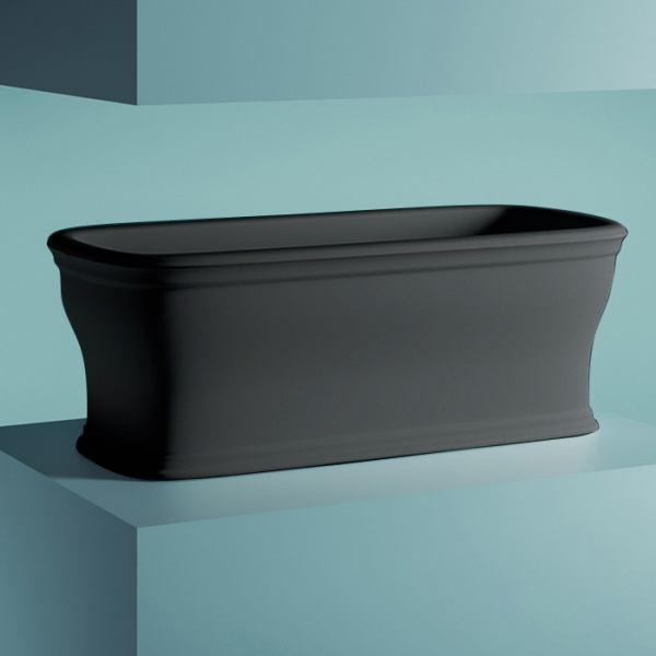 Artceram Neo Ванна отдельностоящая, 180х85хh65см, с переливом и слив.крышкой, Livingtec