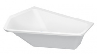 Ванна акриловая Duravit Paiova 177x130 нестандартная левая, встраиваемая