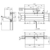 Antonio Lupi Battigia Раковина 126х51.5х60.7 см, без отв., цвет: белый