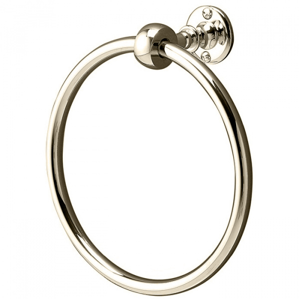 Devon&Devon First Class Полотенцедержатель - кольцо, подвесной 19.2см., цвет: никель блестящий