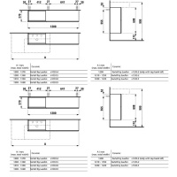 Laufen Kartell Тумба под раковину слева, 120х27х61см, с 1 дверцей и 2 створками, цвет: белый матовый
