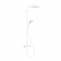 Hansgrohe Raindance Душевая стойка с термостатом 1jet (верхний душ 240мм, ручной душ с держателем), цвет: белый матовый