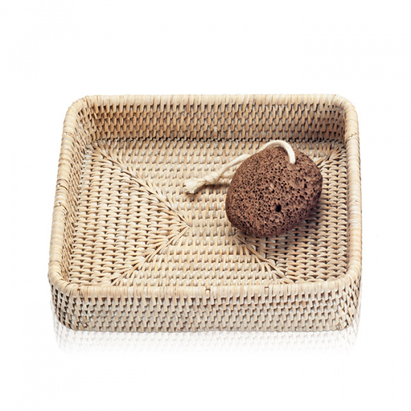 Decor Walther Basket Tab1 Лоток универсальный 18x22см, настольный, цвет: ротанг светлый