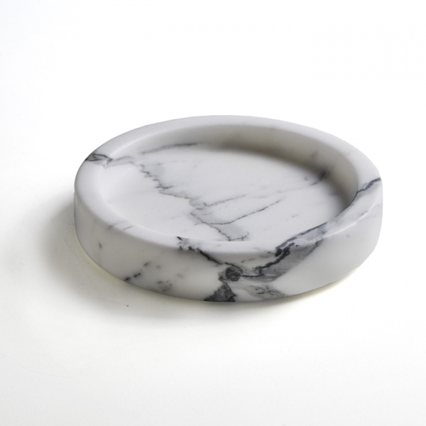 3SC Apuana 2.0 Мыльница настольная, цвет: мрамор Bianco Statuario