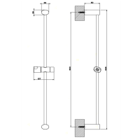 Gessi Ovale Душевая штанга, цвет: хром