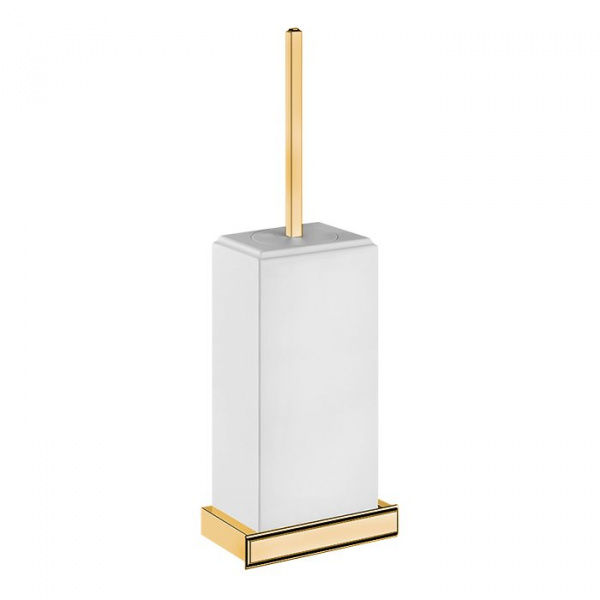Gessi Eleganza Ершик для унитаза подвесной, цвет: золото/белый