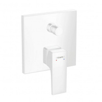 Hansgrohe Metropol Встраиваемый смеситель для ванны с переключателем, внешняя часть, цвет: белый матовый