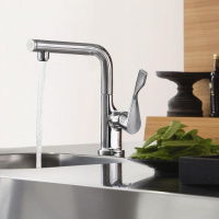 Axor Citterio Смеситель для кухни, однорычажный, на 1 отв, излив: 222мм, цвет: хром