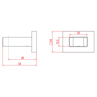 Gattoni Accessori Держатель для душа, цвет хром