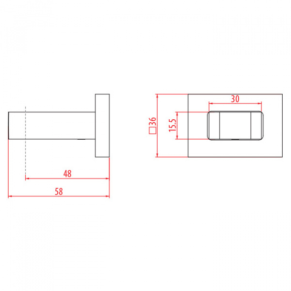 Gattoni Accessori Держатель для душа, цвет хром