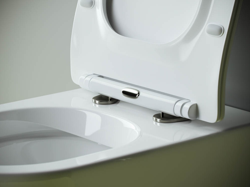 Напольный приставной унитаз Metropol Rimless Ceramica Nova белый CN4004