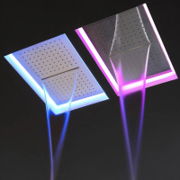 Antonio Lupi Meteo  Встраиваемый верхний душ  52x35x11см, с LED подсветкой, цвет: белый