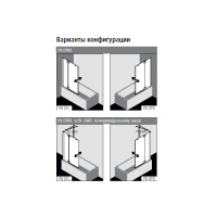 Kermi Pasa XP Штора на ванну DTR 80х150см., прозрачное стекло с Kermiclean, цвет: глянцевое серебро