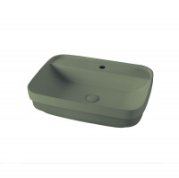 Kerasan Tribeca Раковина 60х43 см, встраиваемая/накладная, 1 отв., цвет: Verde muschio