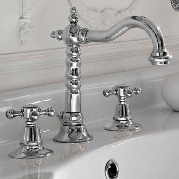 Sbordoni Londra Смеситель для раковины на 3 отверстия, цвет: хром