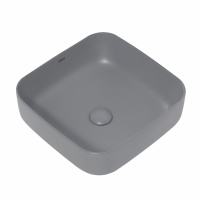Раковина накладная ABBER Rechteck AC2211MG серая матовая