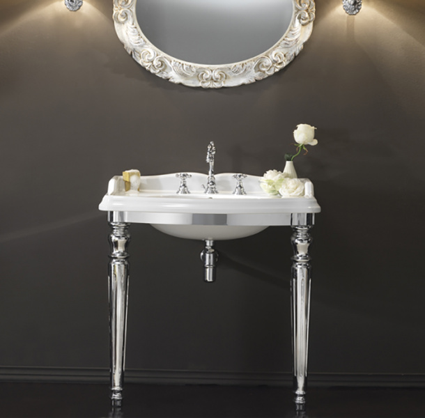 3SC Consolle Консоль King 71х54хh97см, с раковиной LA01 и сифоном, цвет: хром