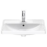 Duravit D-Neo Раковина встраиваемая сверху 60х40см, с переливом, с 1 отв., цвет: белый