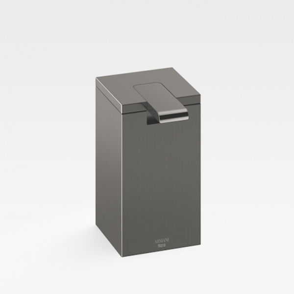 Armani Roca Island Диспенсер для жидкого мыла, настольный, 108х75х137мм, цвет: nero