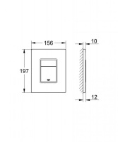 Панель смыва для унитаза Grohe Skate Cosmopolitan 38859XG0