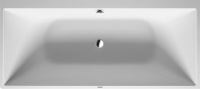 Ванна из искусственного камня DuraSolid® Duravit DuraSquare 180x80 угловая прямоугольная правая, пристенная
