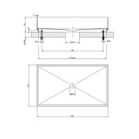 GESSI 316 Раковина 60x35 см., для установки на столешницу, без перелива, нержавеющая сталь, цвет: Black XL