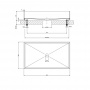GESSI 316 Раковина 60x35 см., для установки на столешницу, без перелива, нержавеющая сталь, цвет: Black XL
