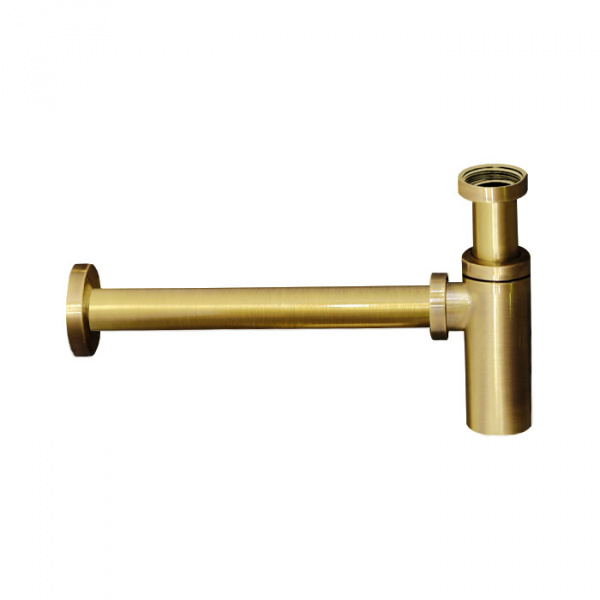 Gattoni Accessori Сифон под донный клапан 1/1,4" - цилиндрический, для раковины, цвет: бронза