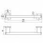 EMCO System2 Поручень, 415мм, подвесной, цвет: хром