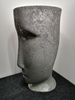 Kerasan Artwork Раковина 45x51x94.5 см, без отв., свободностоящая &quotMOLOCO&quot, слив в стену, цвет: белый/античная платина