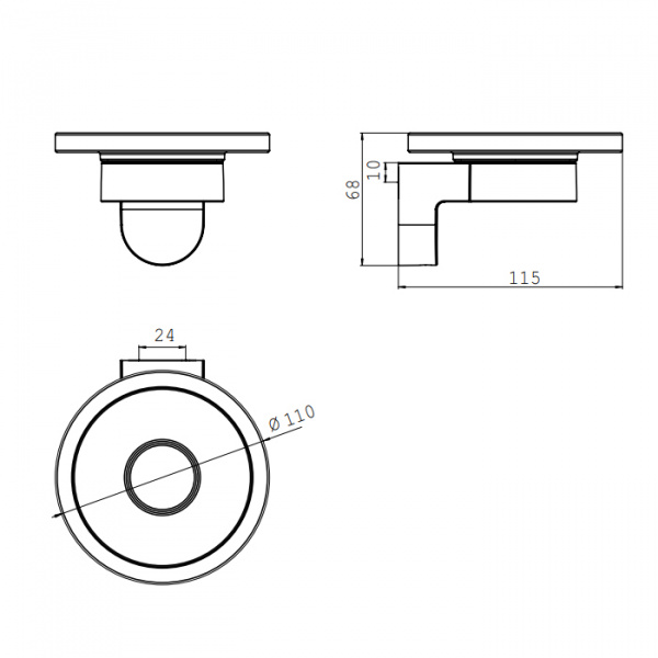 EMCO Mundo Мыльница подвесная, стекло прозрачное, цвет: хром