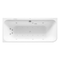 Ванна акриловая Duravit (Дуравит), 1800х80 нестандартной формы, пристенная