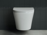 Подвесной унитаз Rimless Ceramica Nova белый CN3011